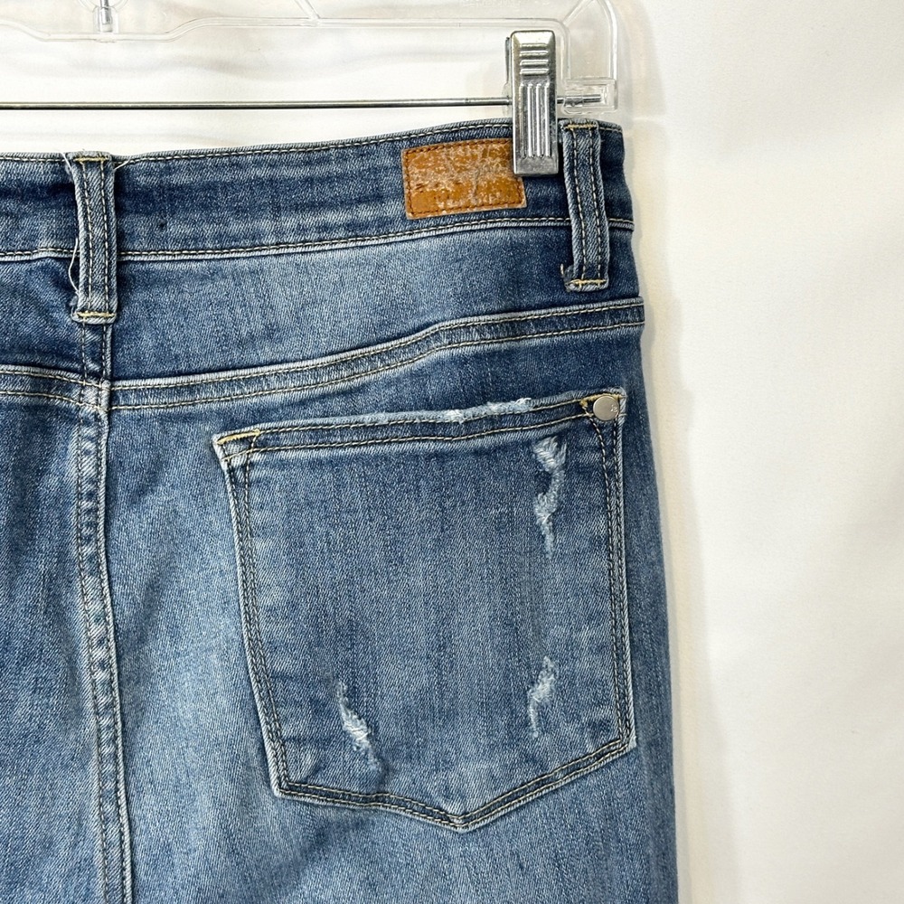 Judy BlueSize 11/30 Jeans Distressed Ripped‎ Skinny Mid Rise Denim Grunge 261 - Picture 9 of 12